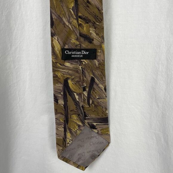 Christian Dior Monsieur Italian 100% Silk Tie - Picture 2 of 2